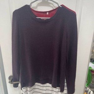 CROFT And Barrow Sweater Purple Small Pullover